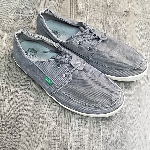 sanuk mens lace up shoes